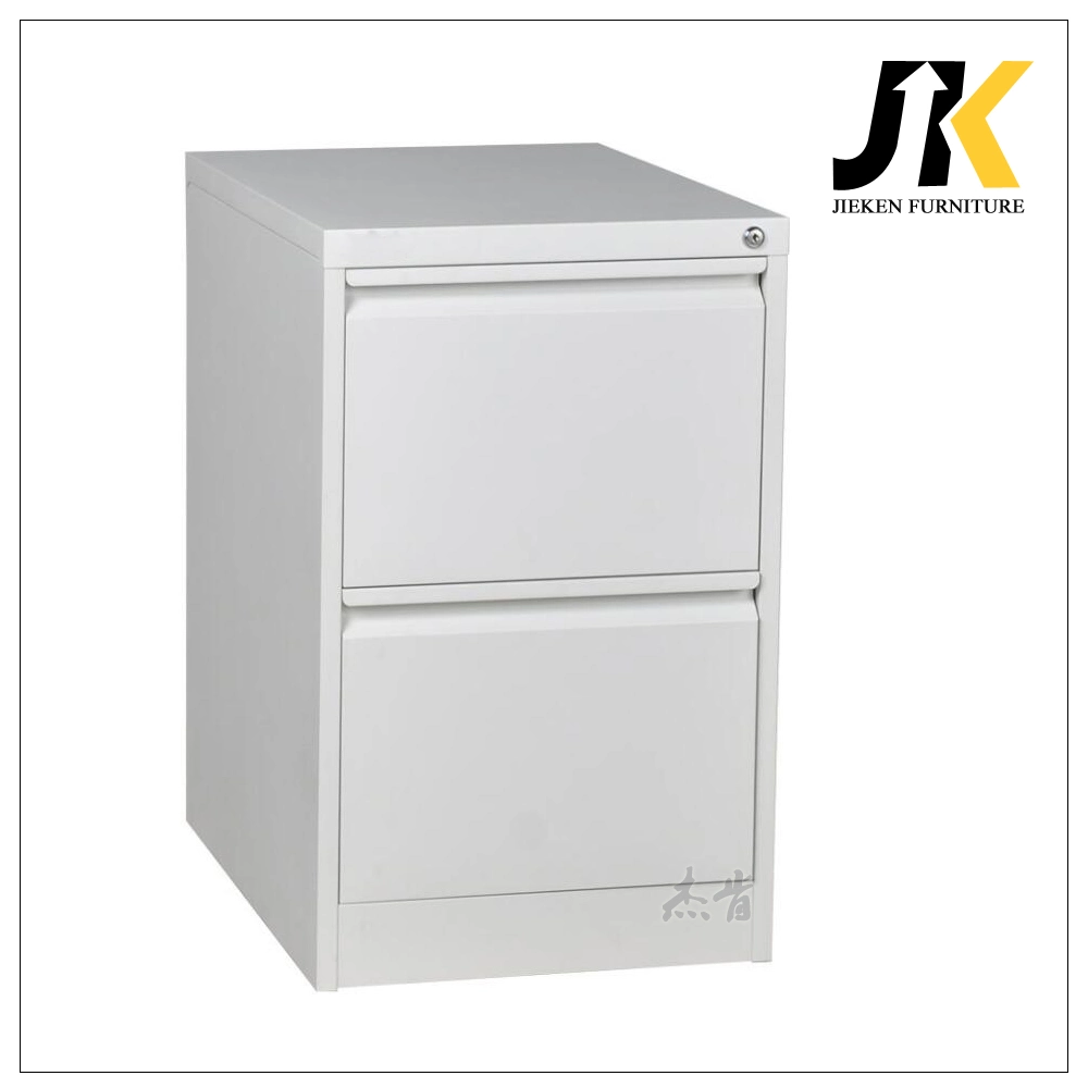 Metal Mobile 2 Drawer Filing Cabinet Pedestal with Central Lock