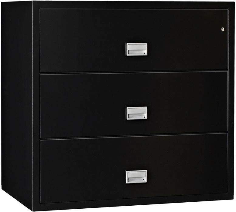 Multipurpose Storage Metal Moving with 3 Drawers Office Equipment Lateral Filing Cabinet