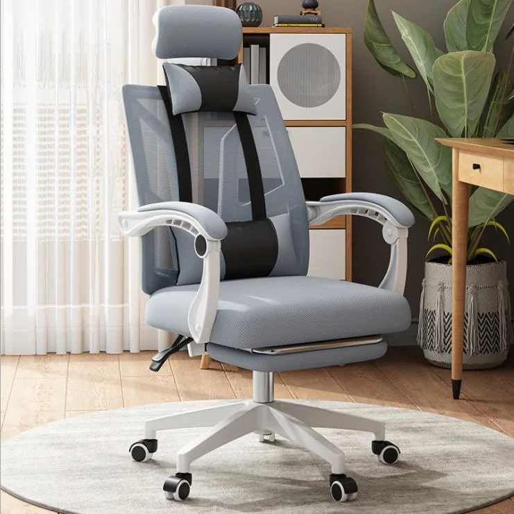 Ergonomic Mesh Chair Reclining Chair with Footrest Best Office Mesh Chair