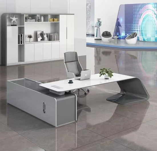 Офисная мебель Роскошный офисный стол МДФ Boss Executive Desk